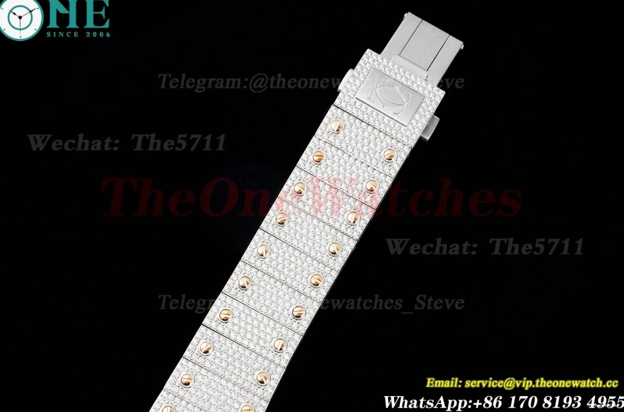 AMG 40mm Mens RG Rmn Dia SS XL MY9015 Santos 100 SS 0415